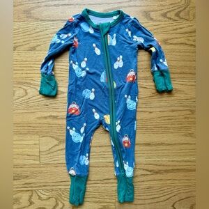 Angel Dear bamboo zippie pajamas 0-3 months